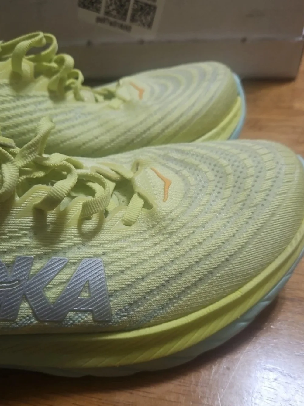 HOKA Women's Lightweight Lime Green Running Shoes